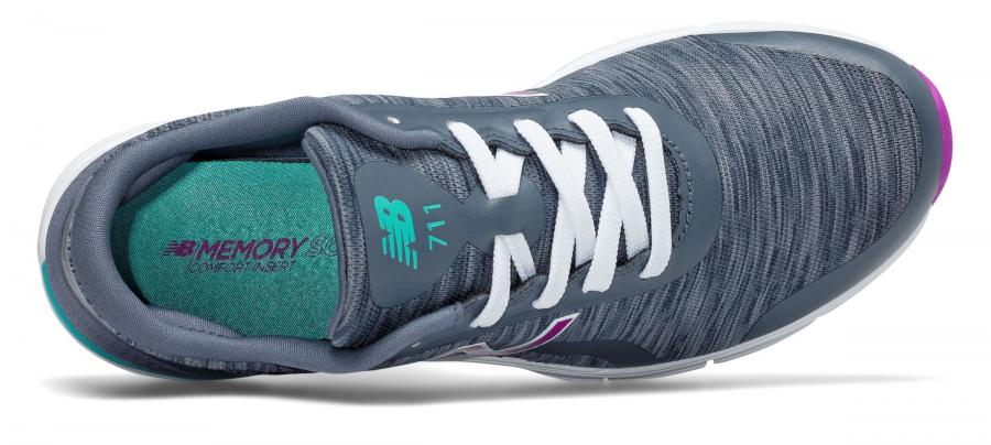 New Balance 711v3 Heathered WX711TH3 for Women, Thunder/Poisonberry and Pisces