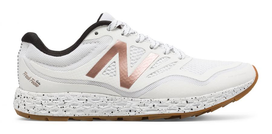 white and rose gold new balance