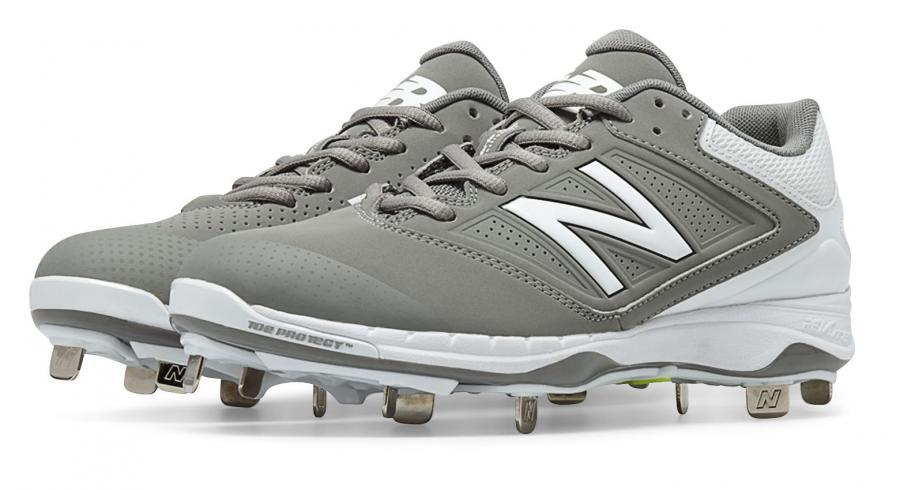 New Balance Low Cut 4040v1 Metal Cleat SM4040G1 for Women, Grey/White